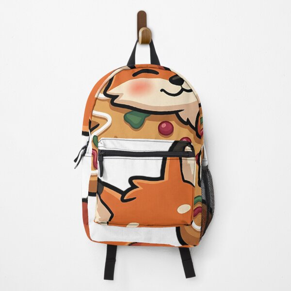 Item preview, Cute Red Fox Curled on a Giant Gingerbread Man Cookie designed and sold by pumsquare.