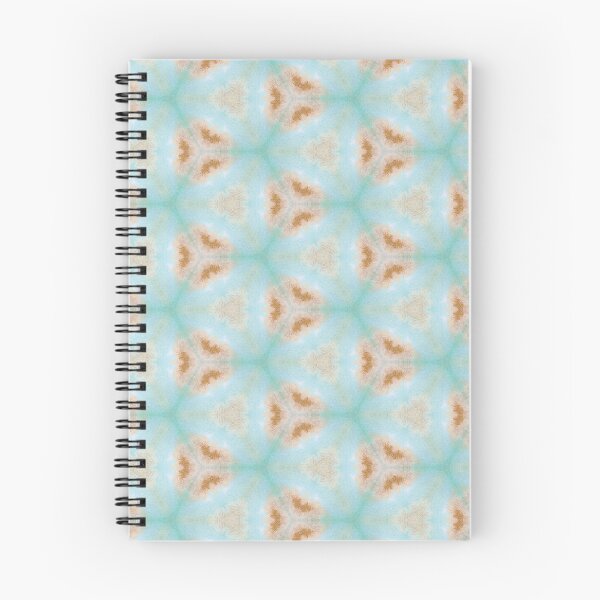 Item preview, Coastal Aqua Sand Triangular Tile Pattern Mandala - Duvet Cover designed and sold by ArithraStudio.