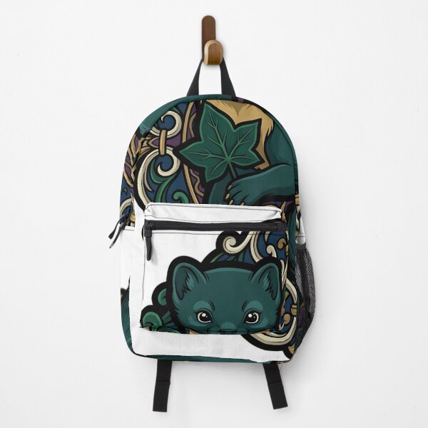 Item preview, Gothic Witches Sabbath — Pine Marten with an Ivy Leaf — Dark Familiar Emblem designed and sold by IllumeInk.