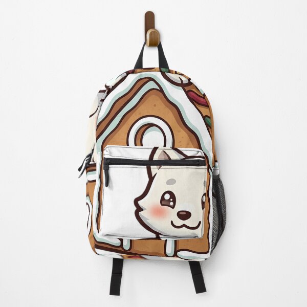 Item preview, Cute Arctic Fox Resting on a Giant Gingerbread House designed and sold by pumsquare.