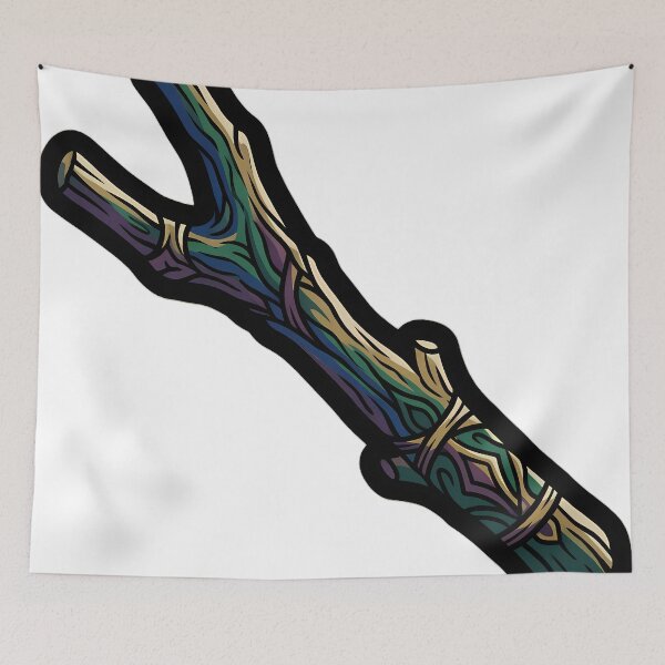 Item preview, Gothic Witches Sabbath — Forked Hazel Divining Rod — Dark Craft Relic Emblem designed and sold by IllumeInk.