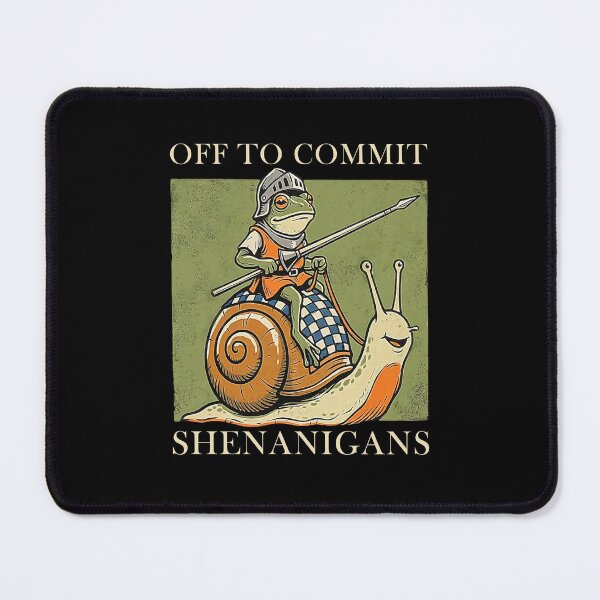 Item preview, Off to Commit Shenanigans Frog Meme designed and sold by nosu-art-pod.