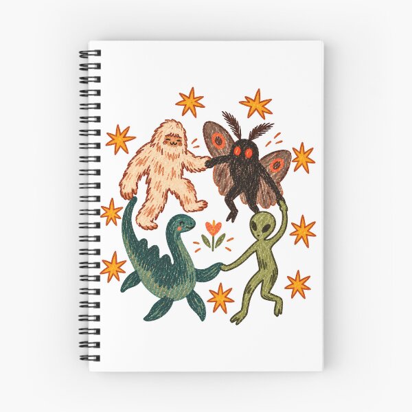 Item preview, Dancing Cryptids Bigfoot Mothman Loch Ness designed and sold by Pixelfloraa.