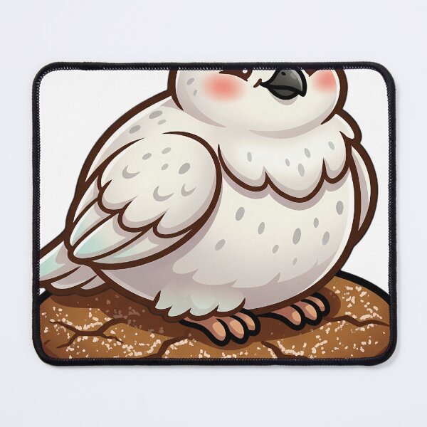 Item preview, Cute Ptarmigan Resting on a Giant Dark Molasses Cookie designed and sold by pumsquare.