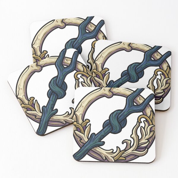 Item preview, Gothic Witches Sabbath — Blackthorn Walking Stang — Dark Craft Relic Emblem designed and sold by IllumeInk.