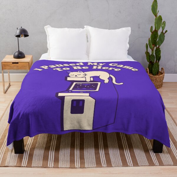 Item preview, I Paused My Game to Be Here Funny Sleeping Cat Retro Arcade Gamer T-Shirt designed and sold by Design-Pro-21.