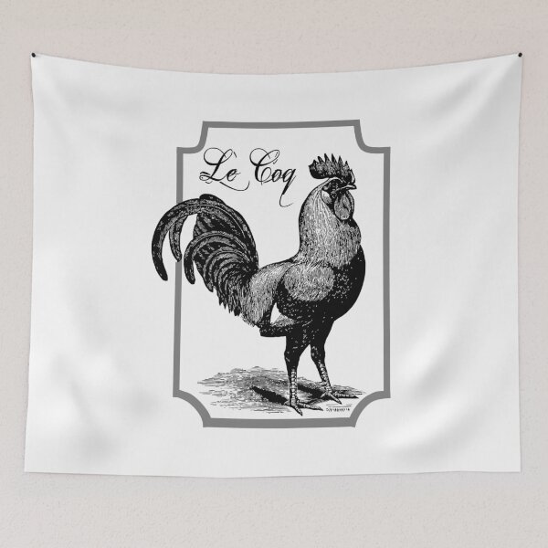 Item preview, Le Coq Funny Rooster Chicken designed and sold by LarkDesigns.