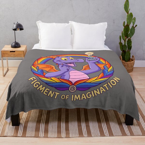 Item preview, Figment Rainbow Idea Dragon Lightbulb Shirt-40 designed and sold by BerndWagn.