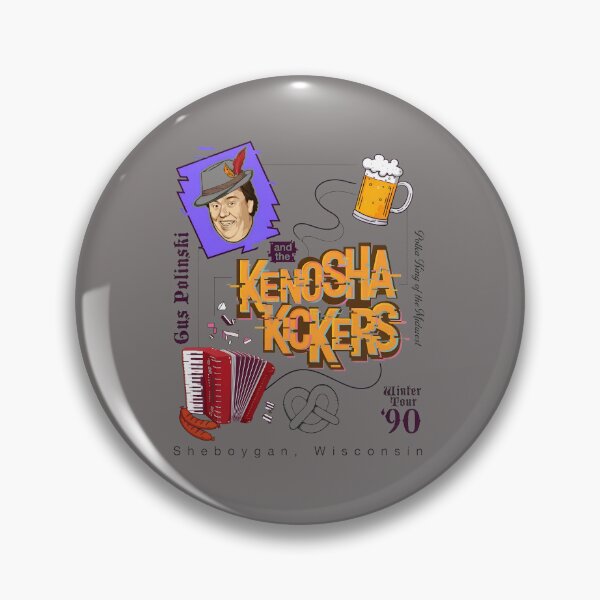 Item preview, Gus Polinski Kenosha Kickers Winter Tour '90 Tee-94 designed and sold by EricBottlander.