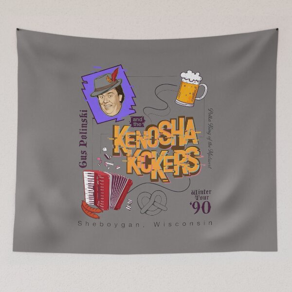 Item preview, Gus Polinski Kenosha Kickers Winter Tour '90 Tee-94 designed and sold by EricBottlander.