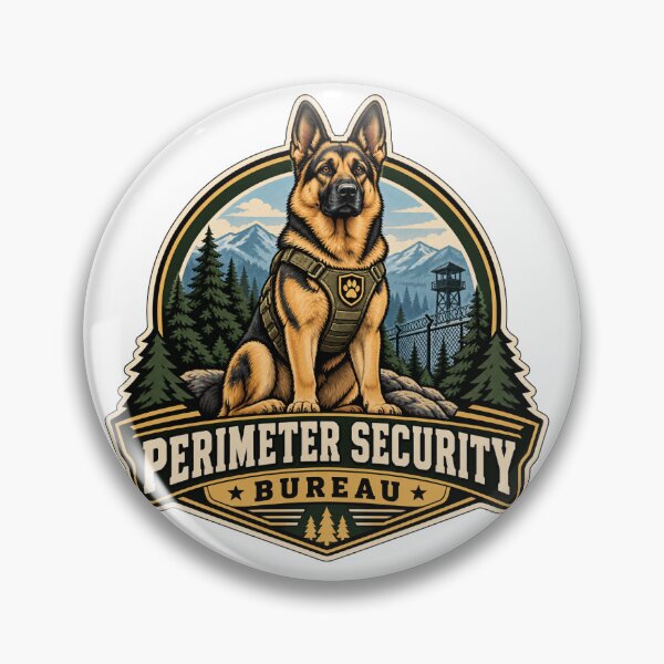 Item preview, Perimeter Security Bureau German Shepherd designed and sold by DesignArtEmpire.