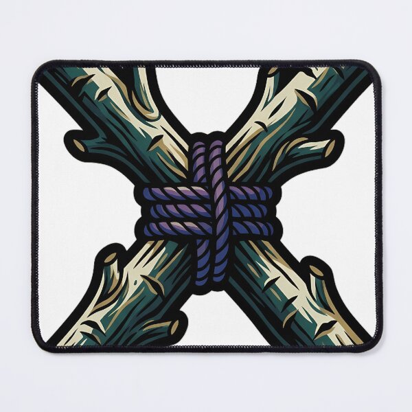 Item preview, Gothic Witches Sabbath — Crossed Birch Twigs — Dark Sabbat Sigil designed and sold by IllumeInk.