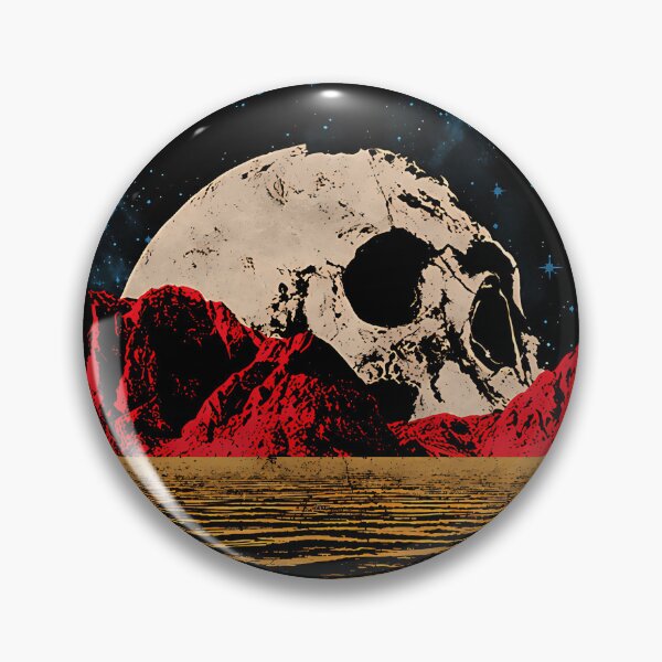 Item preview, Qotsa Triangle Skull Landscape designed and sold by helenamcnamara.