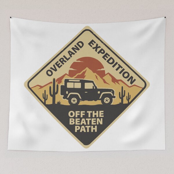 Item preview, Overland Expedition Off the Beaten Path 4x4 Mountain Desert Adventure T-Shirt designed and sold by Design-Pro-21.