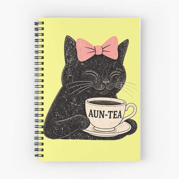 Item preview, Aunt Tea Cute Retro Cat Auntie designed and sold by kyvua-artist.