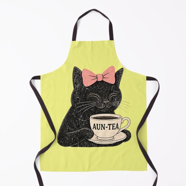Item preview, Aunt Tea Cute Retro Cat Auntie designed and sold by kyvua-artist.