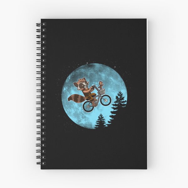 Item preview, Cute Cartoon Raccoon Riding Bicycle Outer Space designed and sold by EveSpinka36.