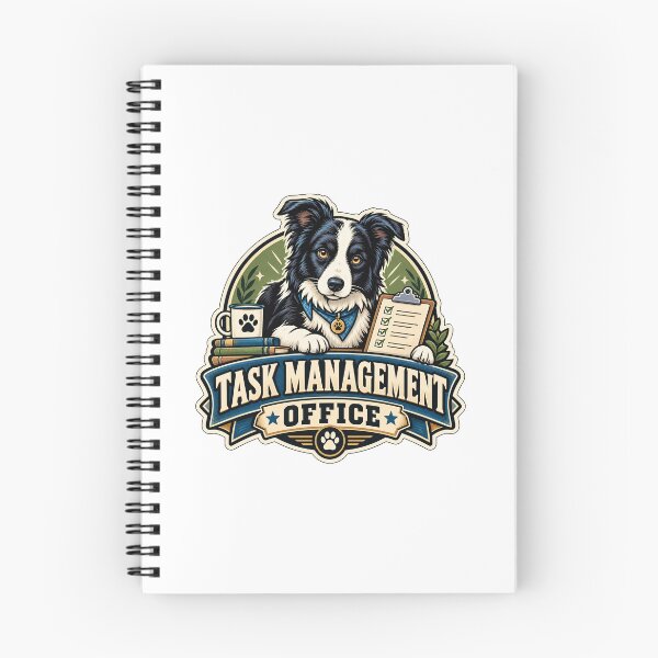 Item preview, Task Management Office Border Collie designed and sold by DesignArtEmpire.