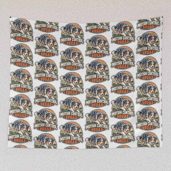 Item preview, Motion Control Squad Australian Shepherd designed and sold by DesignArtEmpire.