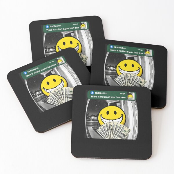 Item preview, There is Motion at Your Front Door Horror Smile Face designed and sold by nosu-art-pod.