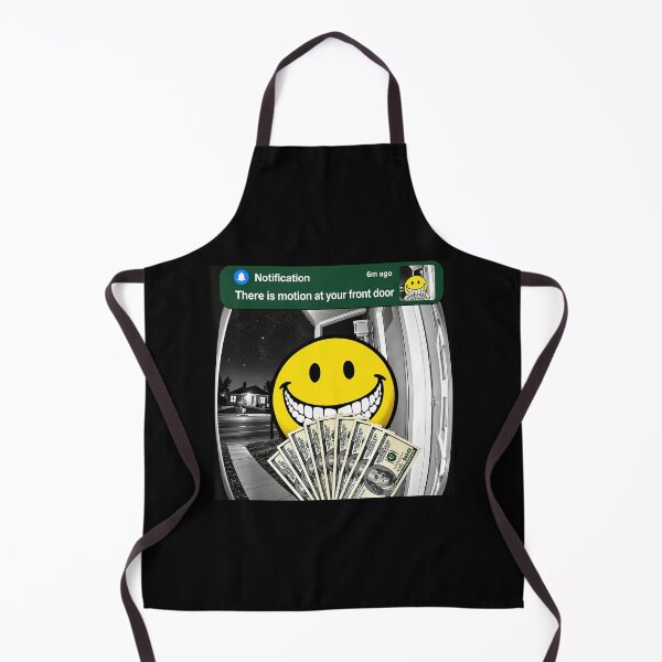 Item preview, There is Motion at Your Front Door Horror Smile Face designed and sold by nosu-art-pod.