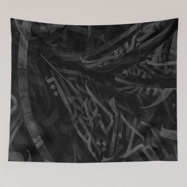 Item preview, Dark Streetwear Calligraphy Graffiti Abstract Pattern designed and sold by Stone-T .