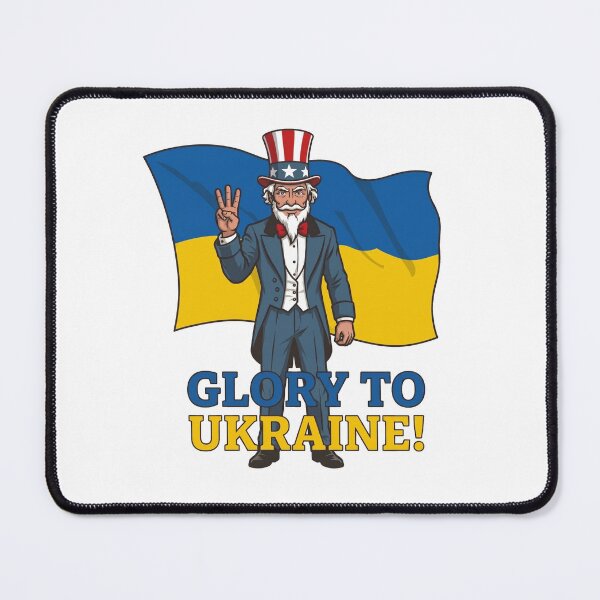 Item preview, Uncle Sam Glory To Ukraine Flag Patriotic designed and sold by =PrintVerse=.
