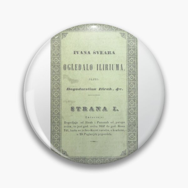 Artikelvorschau, Victorian Ogledalo Iliriuma Book Cover Binding Plate II entworfen und verkauft von Antique Science Press.