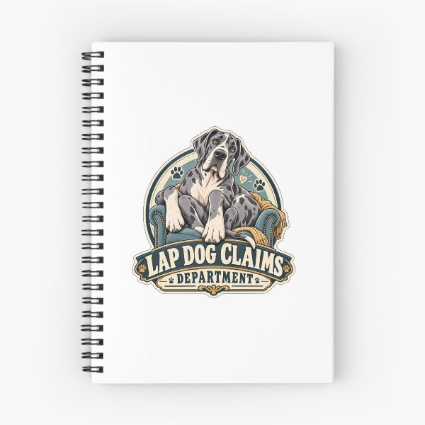 Item preview, Lap Dog Claims Department Great Dane designed and sold by DesignArtEmpire.