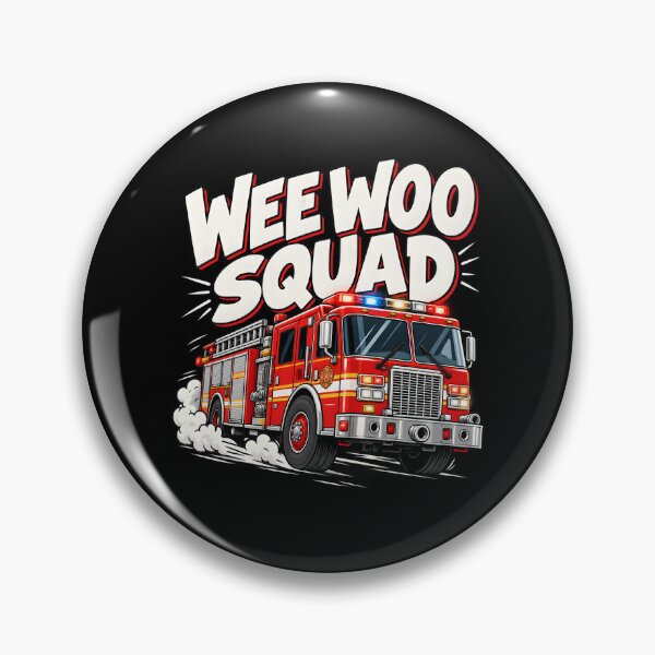 Item preview, Wee woo squad fire fighter designed and sold by fairmont-press.