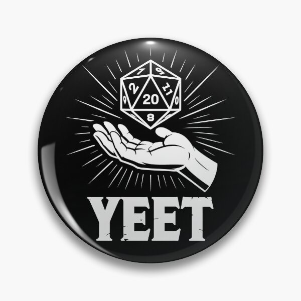Item preview, Yeet – Funny D20 Natural 20 Gamer Design designed and sold by LoFizzy.