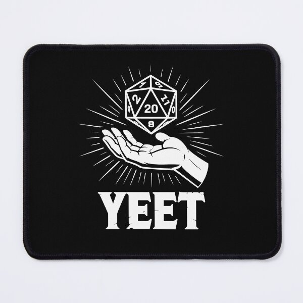 Item preview, Yeet – Funny D20 Natural 20 Gamer Design designed and sold by LoFizzy.