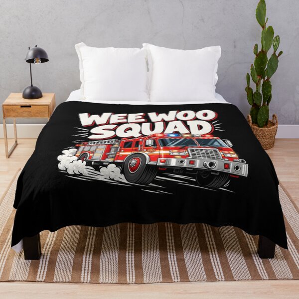 Item preview, Wee woo squad fire fighter designed and sold by fairmont-press.