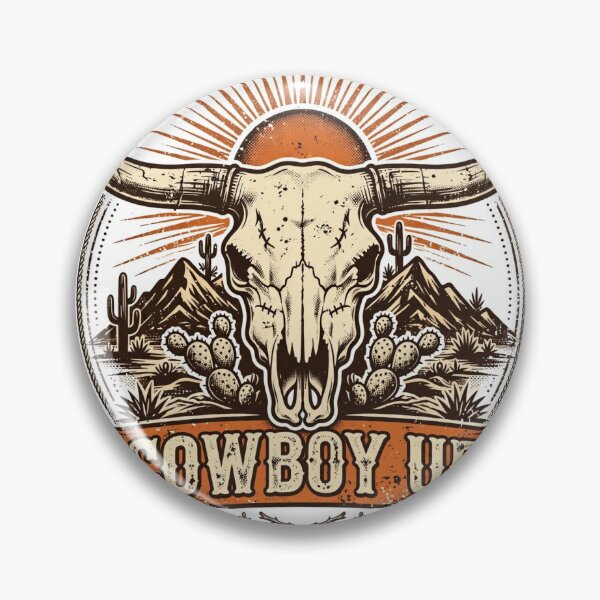 Item preview, Cowboy Up Longhorn Skull Western T-Shirt designed and sold by StayHooked.