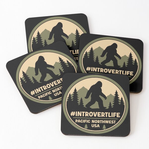 Item preview, Bigfoot Introvert Life Funny Halloween designed and sold by OMITTEROMINOUS.