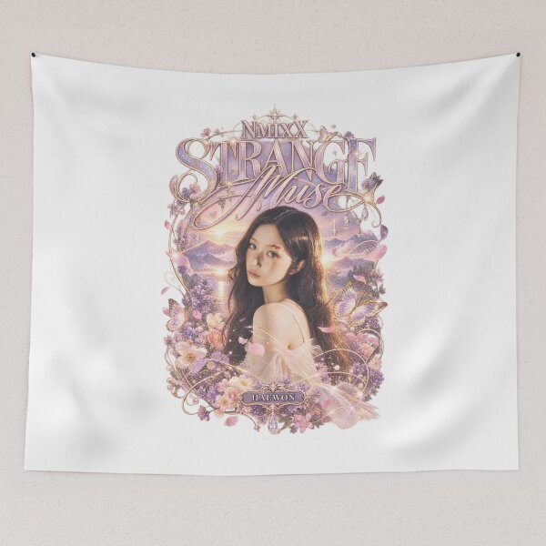 Item preview, NMIXX Haewon Strange Muse Ornate Floral | Aesthetic Kpop designed and sold by Valereekmerch.
