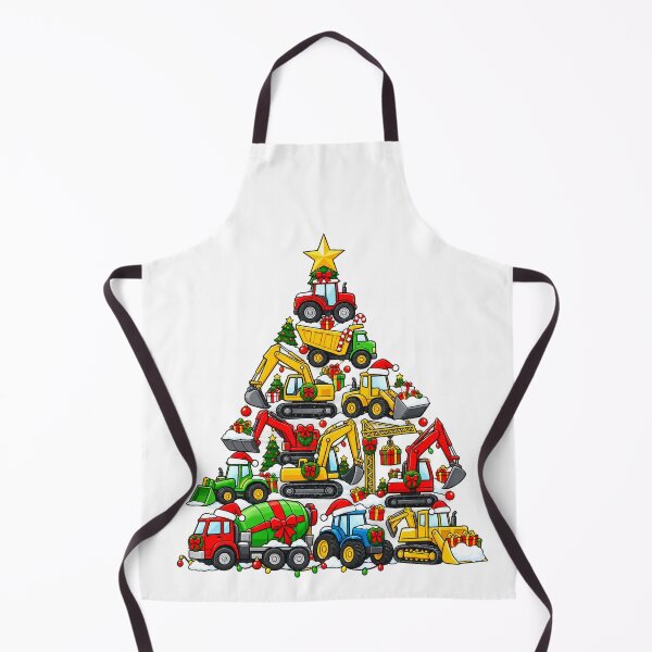 Item preview, Construction Excavator Vehicle Christmas Tree designed and sold by teesterra.