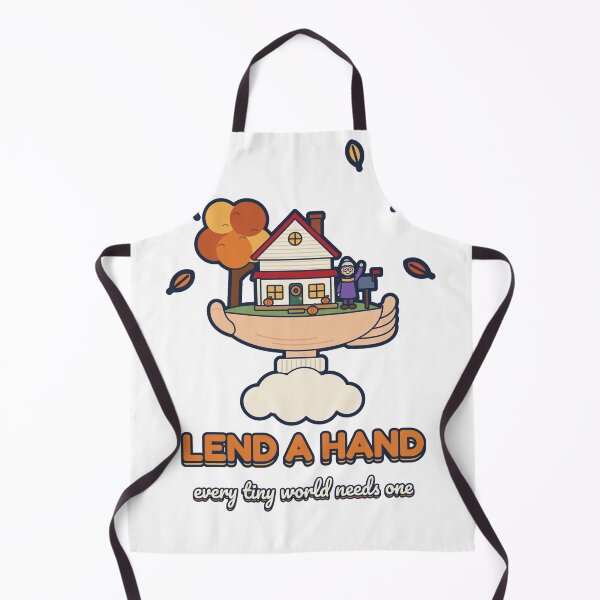 Item preview, MiniSaga Giant Hand Tiny Porch House Fall Kindness designed and sold by MiniSaga Shop.