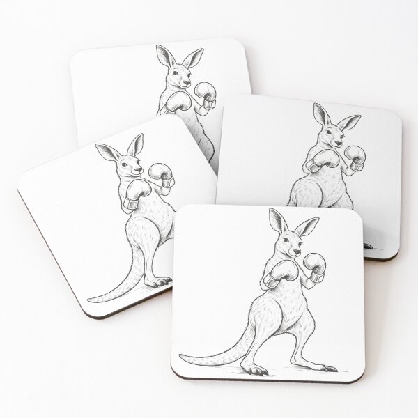 Item preview, Australian Boxing Kangaroo  designed and sold by PamLeeDesign.