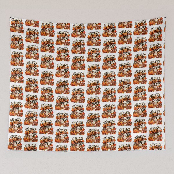 Item preview, Happy Fall Y'all Leopard Pumpkin Football and Coffee  designed and sold by QuiteOrbit.