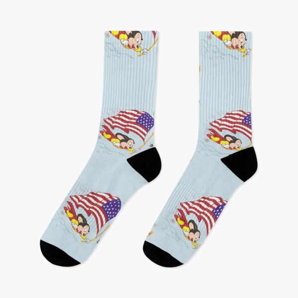 Item preview, Mighty Mouse Patriotic Flying American Flag Vintage designed and sold by Epicfunchart.