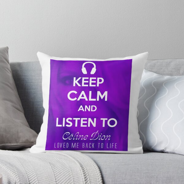 Item preview, Celine Dion Keep Calm Music Quote Design designed and sold by Thomas Turner.