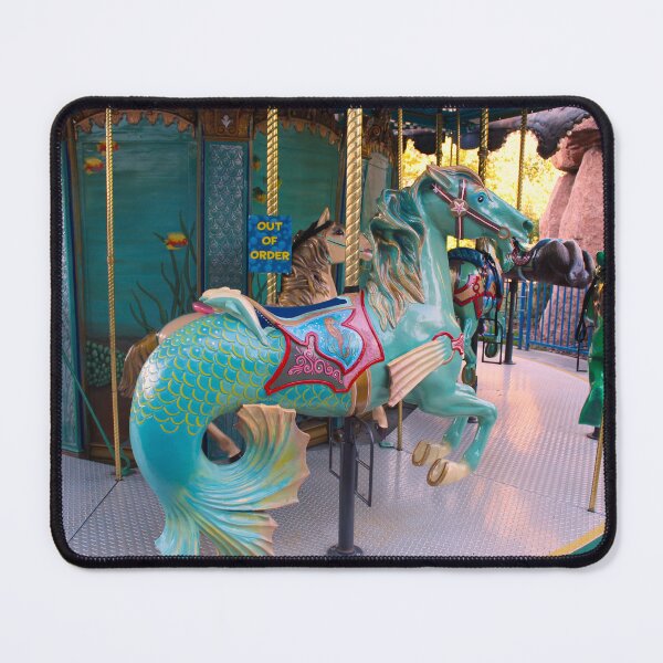 Item preview, Mermaid Horse Carousel designed and sold by Creek Nymph Photography.