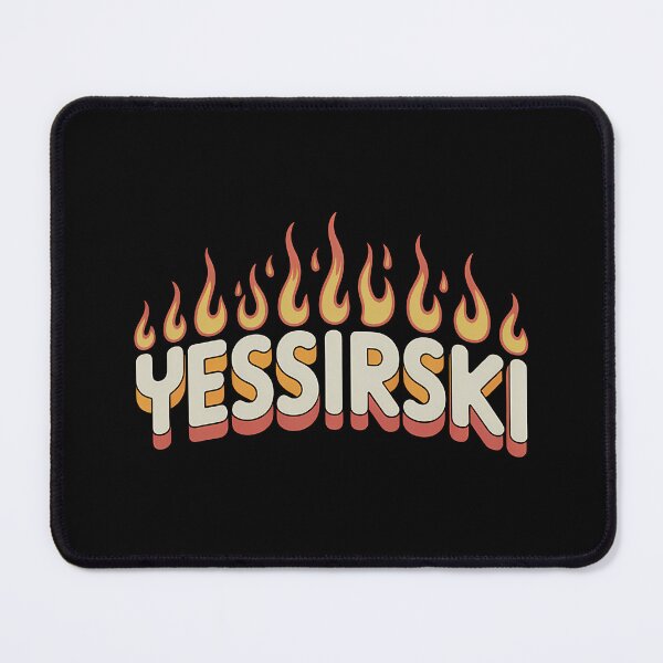Item preview, Yessirski Meme Slang, Funny Bubble Letters with Flames and Sparkles designed and sold by LoFizzy.