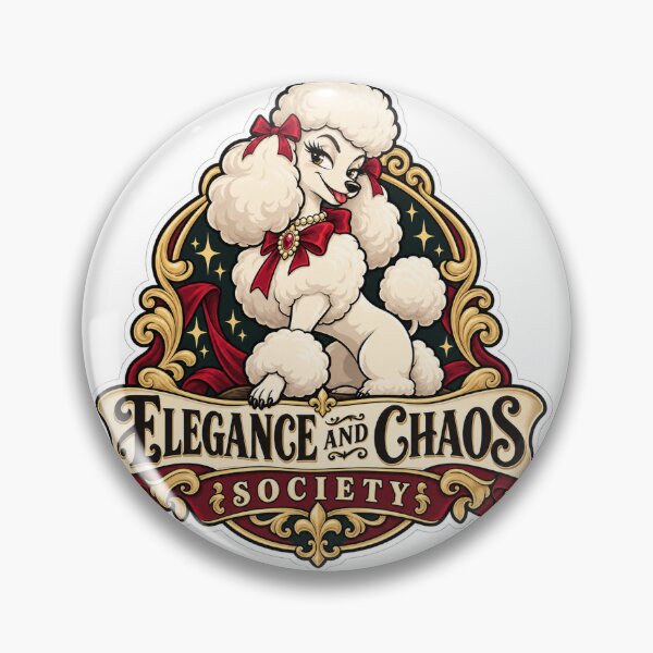 Item preview, Elegance and Chaos Society Poodle designed and sold by DesignArtEmpire.