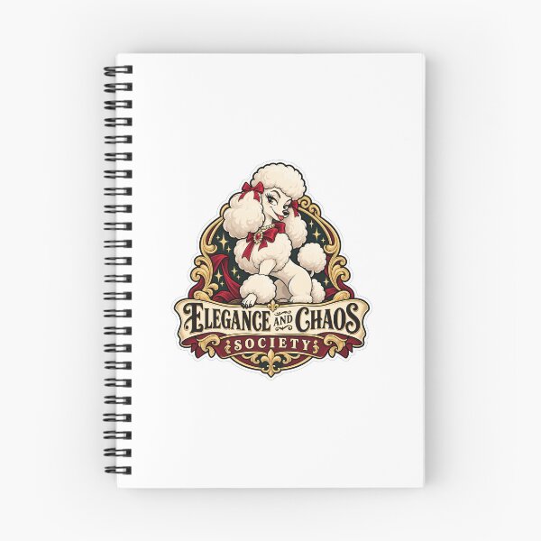 Item preview, Elegance and Chaos Society Poodle designed and sold by DesignArtEmpire.