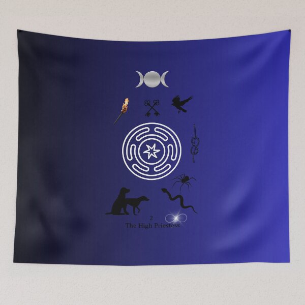 Item preview, The High Pristess Tarot Card designed and sold by awake4eva.