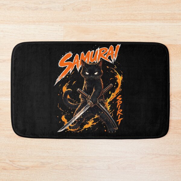 Item preview, Black Cat Samurai designed and sold by Funkenschauer.