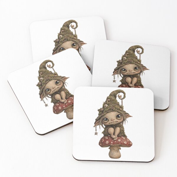Item preview, Goblin Mushroom Witch Cute designed and sold by Faelottie.