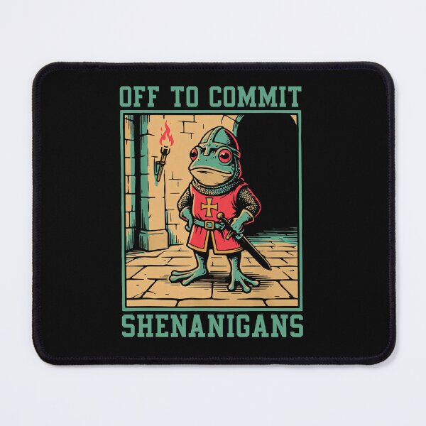 Item preview, Off to Commit Shenanigans Frog designed and sold by studio-ssaam.